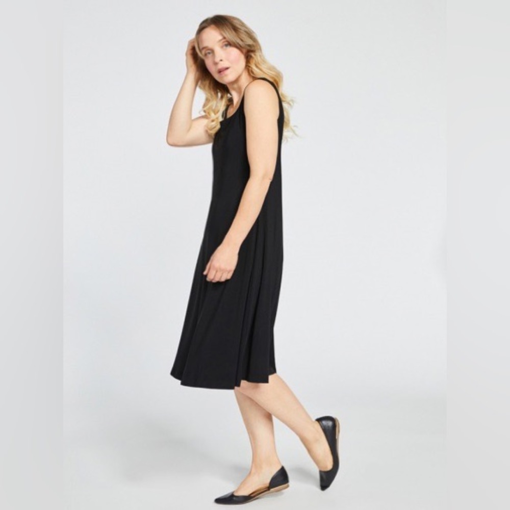 Sympli basic black tank dress size 10